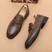Black Men Loafers Soft Moccasins High Quality Spring Autumn Genuine Leather Shoes Men Business Office Dress Shoes Zapatos_vogvips.com