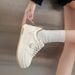 Export Overstock Genuine Leather Thick-Soled For Women, New Autumn Winter Black And White Ultra-Soft Sports Casual_vogvips.com