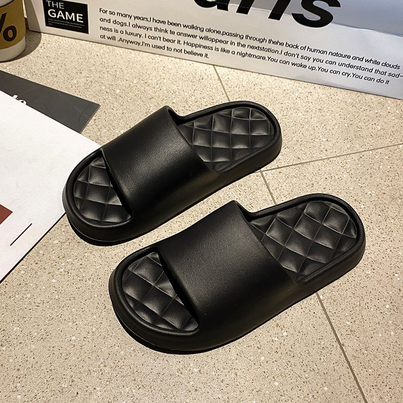 Summer Slippers Women Soft Non Slip Beach Flip Flops Men Comfort Couples Indoor Slides Shower Shoes Thick Platform Slippers_vogvips.com
