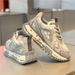 Kuaishou Fashion's 2025 Autumn/Winter New Vintage Distressed Thick-Soled Dad Casual Versatile Forrest Gump Shoes For_vogvips.com