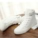 Women's White Women Zapatos De Mujer Tenis Masculino Adulto Platform Canvas Shoes Wedge Sneakers_vogvips.com
