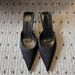 2025 New Style Pointed Toe Mid-Heel Stiletto Slip-On Genuine Leather French Minimalist Women's Summer Outdoor Sandals_vogvips.com