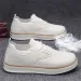 Men’s Flyknit Mesh Shoes 2026 Spring/Summer Breathable Sports-Casual Large-Size Lightweight Non-Slip Walking Shoes Lace-Up Cloth Shoes_vogvips.com