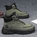 European Warm Series High-top Shoes Autumn Winter New Outdoor Work Safety Men's Sports Casual Wear-resistant Thick-soled Martin Boots_vogvips.com