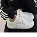 White Leather Women's German Training Shoes, 2026 New Spring Model, Sports Casual Sneakers, Versatile Trendy White Shoes_vogvips.com