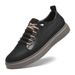 Round Head Shallow Mouth Breathable Casual Board Shoes Two-layer Cowhide Sewing Sole Wear-resistant And Durable Men's Sports Small Leather Shoes_vogvips.com