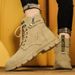 European Warm Series Men's Martin High Top Autumn Motorcycle British Style Winter Short Work Boots_vogvips.com