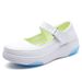 Nurse Shoes Leather Women's Soft Soled Breathable Summer Velcro Thick Soled Hospital Work Shoes_vogvips.com