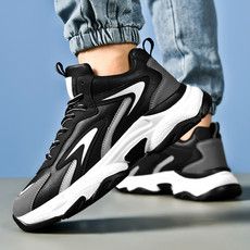 Non-slip Outdoor Sports Men's Shoes Casual Shoes Platform Heightening Dad Shoes Trendy Shoes_vogvips.com