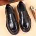 Men's Top Layer Cowhide Spring New Style Business Casual Men's High-end Genuine Leather Thick Soled Single Shoes Wenzhou_vogvips.com