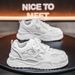 Spring New Breathable White Men's Versatile Thick Soled Height Increasing Sports Casual Board Shoes, And Trendy Shoes_vogvips.com