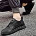 Shallow Men's Shoes, Small White Shoes, Breathable Invisible Height Increase, Simple Men's Board Shoes, Sports And Leisure Trendy Men's Shoes_vogvips.com