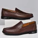 Men Usmarke Genuine Leather Slip On Slipper New Leisure Shoes For Men Designer Moccasins Hot Sale Drive Shoes_vogvips.com