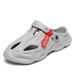 Men’s Shoes Summer New Fashion Baotou Beach Men's Sandals Outdoor Wear Hollow Breathable Non Slip Dual Purpose Coconut Hole Shoes_vogvips.com