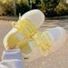 Unique, Stylish, Thick-soled Heart-patterned White Women, 2026 Spring/summer Mesh Casual Shoes, Versatile For Students_vogvips.com