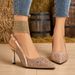 cross-border Foreign Trade Women's Shoes, High-end Pointed-toe High-heeled Sandals With Gold Diamond Detailing,_vogvips.com