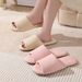 Japanese Style Open-Toe Four Seasons Soft Sole Non-Slip Silent Couple Indoor Wooden Floor Quiet Slippers_vogvips.com