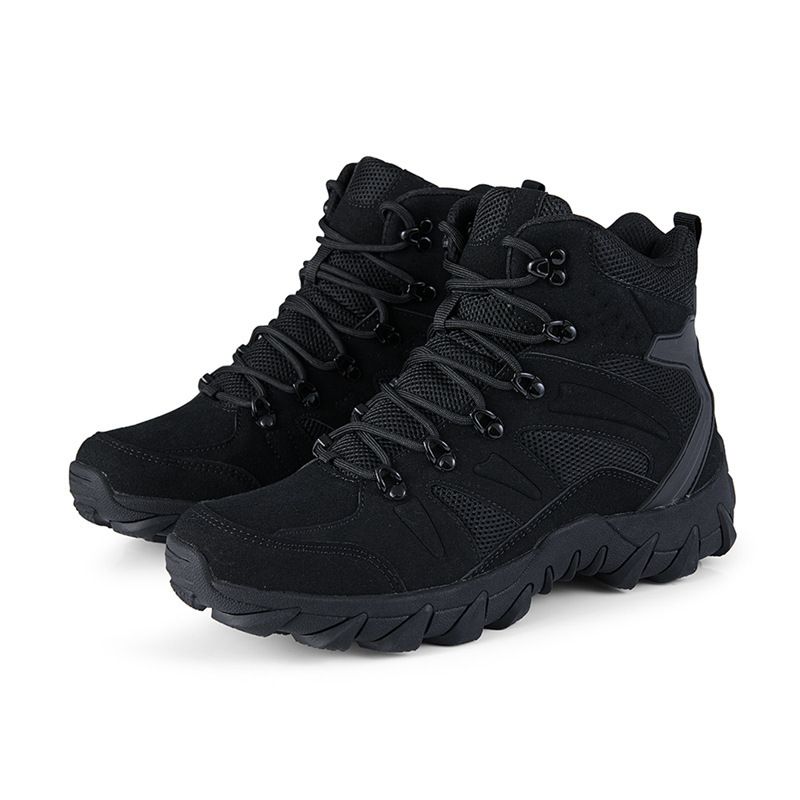 Men's Breathable Anti-Slip High Top Hiking Boots_vogvips.com