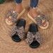 Sexy Leopard Bow Women's Slippers Beach Party Casual Fashion Beach Party Outdoor Summer Daily Walk Comfort Versatile Slippers_vogvips.com