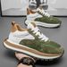 Summer Trend Versatile Men's Casual Sports Shoes Youth Running Height Increasing Thick Sole Forrest Gump Dad Sneakers_vogvips.com
