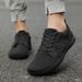 Flat Bottomed Casual Men's And Women's Wide Last Flying Woven Sports Shoes, Couple Fitness Shoes_vogvips.com