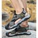 Summer Cowhide Sandals Outdoor Water Shoes Casual Men's Beach Shoes Sandals_vogvips.com