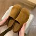 Women's Closed-toe Mules 2025 New Autumn Model For Outdoor Wear, Elegant Office Slip-on Shoes, Small Potato_vogvips.com