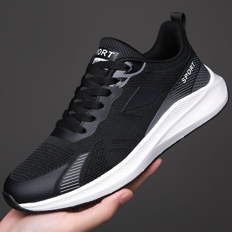 Plus Size Men's 38-46 Summer Lightweight Non-Slip Running Mesh Breathable Casual Shoes For Youth_vogvips.com