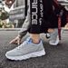 Men's Black Casual Sports Shoes Leather Casual Men's Shoes Lightweight Soft Bottom Casual Running Shoes Students Vacation Walking Shoes_vogvips.com