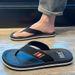 Men's Summer Fashion Trend, Soft Soled Outer Wear, Clip On Flip Flops, Anti Slip Korean Casual Men's Slippers_vogvips.com
