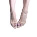 Open Pointed Toe High Heels 2025 New Women's Summer Stiletto One-Strap Patent Leather Sexy Black Outdoor Sandals_vogvips.com