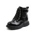 Children's Martin PU Leather Girls' 2025 Autumn New British Style Boys' Short Toddler Single Boots_vogvips.com
