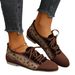 Flat Bottomed Single In Autumn, Large Size, Breathable, Color Blocked, Front Lace Up, Lightweight Fly Woven Sports Shoes_vogvips.com