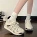 Lightweight New Women's Shoes Campus Running Versatile Hiking Shoes Breathable Soft Sole Modern Minimalist Design Sports Board Shoes_vogvips.com