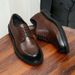 Men's Breathable British Lightweight Derby Casual Men's Shoes, High-end Business Versatile New Leather Shoes_vogvips.com