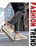 Japanese Men's Shoes Casual Shoes Leather Shoes Inner Heightening Board Shoes_vogvips.com
