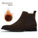 European Warm Series X60108 Men's Martin Ankle British Mid-Top Suede Genuine Leather Boots_vogvips.com