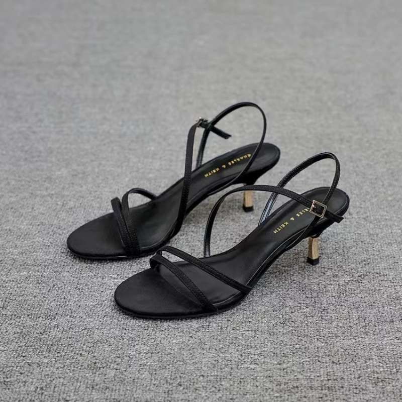 European Collection 2025 Summer New Women's Shoes: Unique Open-Toe Sexy High-Heel Sandals With Thin Heels_vogvips.com