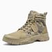 European Warm Series Camouflage Canvas Martin High Top Autumn Workwear Yellow Men Cotton Shoes Large Size Four Seasons Warm Snow Boots_vogvips.com