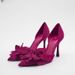 Women's Elegant Rose Pink Floral High Heel Sandals - Pointed Toe Open-Toe Stiletto Pumps For Summer Parties And Special Occasions With Stiletto Heel_vogvips.com