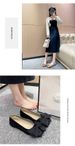 Women's Large Size 35-42 Soft-soled Shoes, Autumn New Style, Shallow French-style Slip-on Ballet Flats_vogvips.com