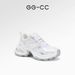 Hardcore Strength GGCC Autumn Trendy Cool Silver Thick-Soled Height-Increasing Dad Women's Casual Sports Shoes_vogvips.com