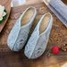 Slip Made Of Linen Fabric With Three-dimensional Relief Embroidery, Summer Women's Cloth Shoes For Wearing Cool_vogvips.com