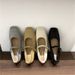 Vintage Style Chunky Heel Single For Women Soft Leather Loafers 2025 Spring New Square Toe Shallow Mouth One-Strap Mary_vogvips.com
