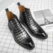Winter Men's High Autumn Top Large Size Leather Knight Fashion Short Boots_vogvips.com