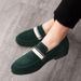 Cross-border Loafers, New Autumn Suede Casual Large-size Leather Men's Slip-on Trendy Shoes, Moccasins_vogvips.com
