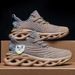 Leading The Trend Men's Running Sports Shoes Breathable Mesh Walking Shoes For Summer Comfortable All Day Outdoor Exercise Shoes_vogvips.com