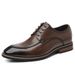 Large Size Leather Fashion Men's Business Formal Trendy British Gentleman Wedding Shoes_vogvips.com