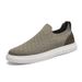 Retro Board Shoes Fly-woven Cowhide Mesh Shoes Comfortable Invisible Inner Height-increasing Mesh Board Shoes_vogvips.com