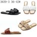 Women's Shoes Summer New Women's Slippers, Gold Cross Strap Embellished Cow Leather Flat Sandals_vogvips.com